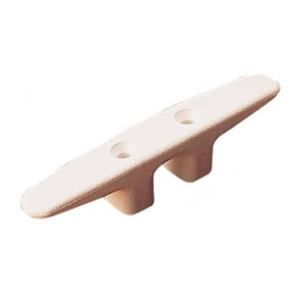 Sea-Dog Line Heavy Duty 2-Hole Cleat, 6.25 hvy nylon open base cleat wht