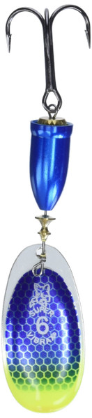 Classic Vibrax 06 UV 5/8 Blue Scale Chartreuse Tip UV
