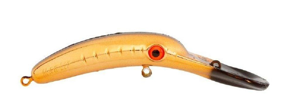 Mag Lip Trolling Plug 3.5, 3 1/2", Metallic Copper Black Bill