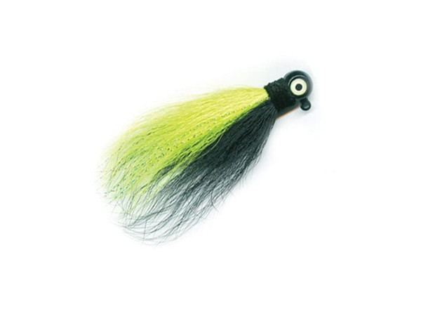 Mack's Lure 18226 Rock Dancer with Glo Eye Black/Chartreuse