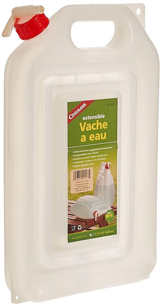Coghlan's Expandable Water Carrier, 2-Gallon , White
