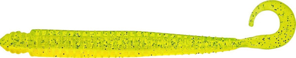 Mister Twister 4RW10-10S2 4" Ringworm 10/PK Chart Flake/Yellow