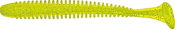 Mister Twister 4SSW8-101S 4" Sassy Swimmer 8/PK Neon Chartreuse