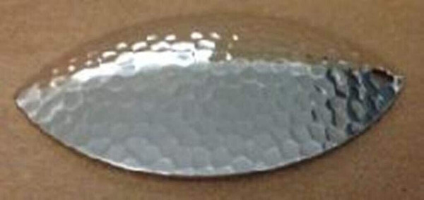 Oregon Tackle #4 Mag Willow Blade (Pack of 4), Hammered Nickel