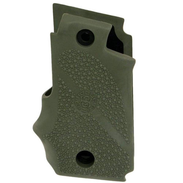 Hogue 38001 SIG Sauer P238 Rubber Grip with Finger Grooves, OD Green