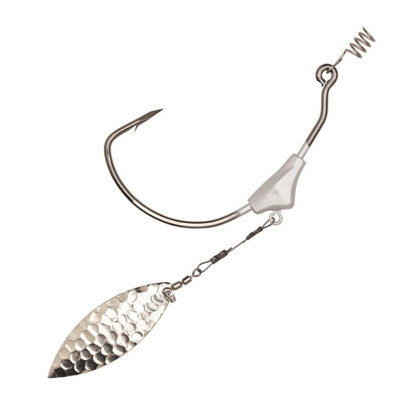 Swim Blade 1/8 OZ, 3 Hammered Willow Blade, 5/0 Hook
