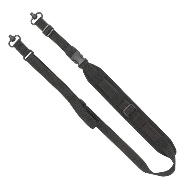 GrovTec GTSL127: Qs 2-Point Sentinel Sling – W/Push Button Swivels-Black