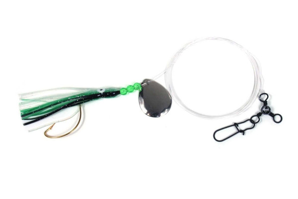 Sea Strike N8563SE-20N Fluke Squid Rig, 36557 Wide Gap Hook, 3-Way &