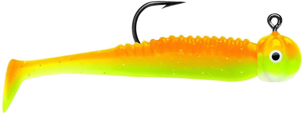 VMC Boot Tail Jig 1/32 Orange Chartreuse Glow