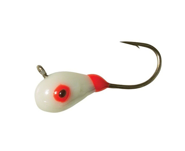 Clam Corporation 10167 Drop Jig XL, Size 12 1/64oz, Glow White
