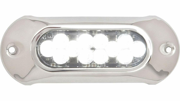 attwood 66UW12W-7 Lightarmor Ultra-Bright 12-LED HPX 5,000 Lumen Underwater L...