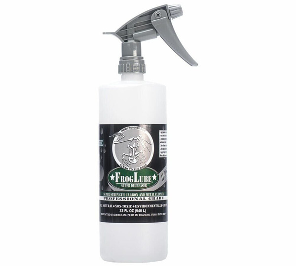 Frog Lube Bio Base Metal Surface Cleaning Super Degreaser 32 Oz Spray 15222