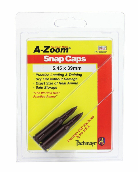 A-Zoom Rifle Metal Snap Caps for 5.45 x 39R (2-Pack)