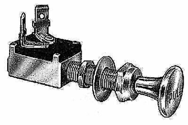 Cole Hersee Momentary Pull Switch, 2 Terminal