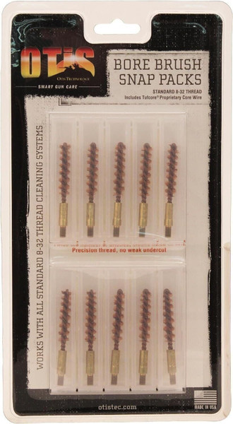Otis Technologies FG-325-BP 10 Pack Bronze Bore Brushes.25 Caliber
