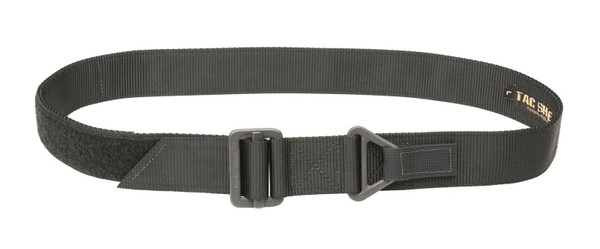 TAC SHIELD MILITARY RIGGERS BELT LARGE 38"-42" BLACK 1.75" DOUBLE WALL CONSTRU