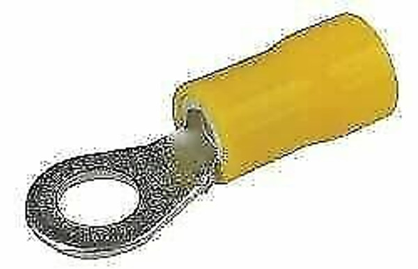 SEACHOICE Vinyl Insulated Ring Terminal, 12-10 Gauge 100/Pack