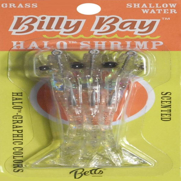 Betts 772-4-3-1 Billy Bay Grass Halo Shrimp, Size 1/4, Clear Silver Sparkle... Betts 772-4-3-1 Billy Bay Grass Halo Shrimp, Size 1/4, Clear Silver Sparkle...