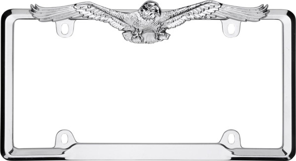 Cruiser Accessories 22330 Eagle License Plate Frame, Chrome,1 frame Cruiser Accessories 22330 Eagle License Plate Frame, Chrome,1 frame