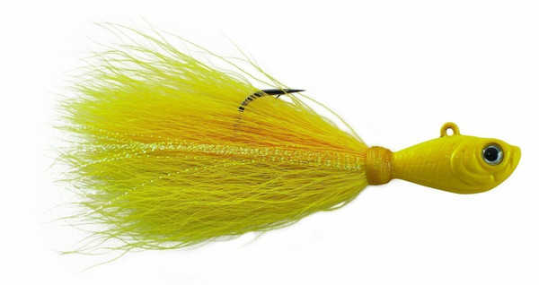 Spro SBTJY-1 Prime Bucktail Jig, 1-Ounce, Yellow