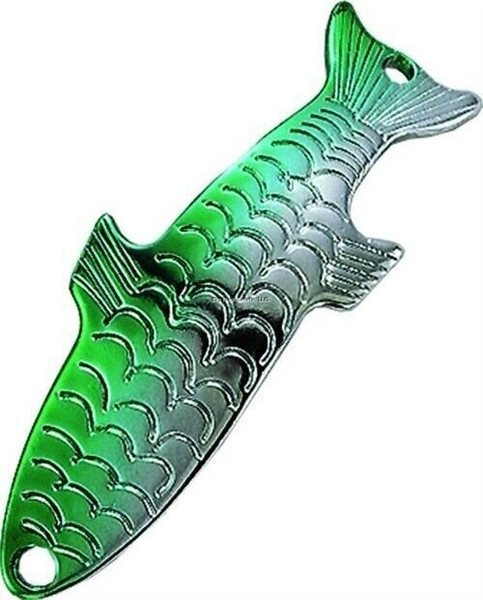 Acme S302/SNG Phoebe Spoon, 1 5/8" 1/8 oz, Silver & Neon Green Acme S302/SNG Phoebe Spoon, 1 5/8" 1/8 oz, Silver & Neon Green