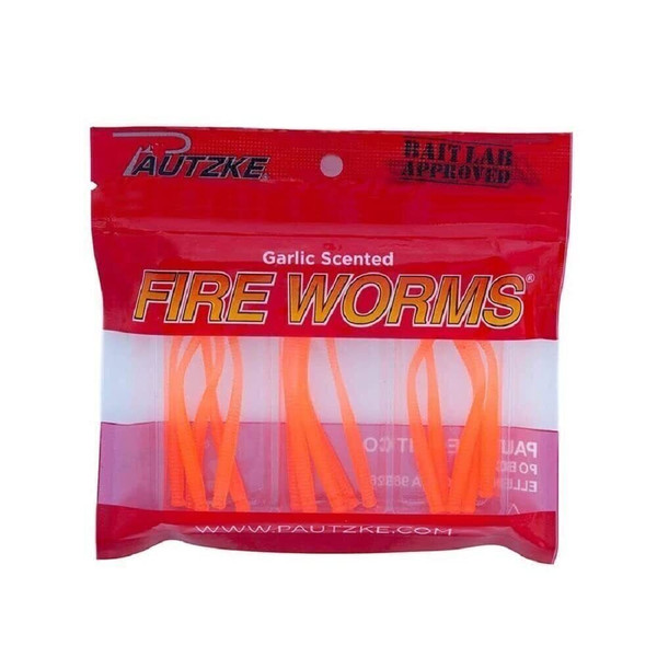 Pautzke Bait FWORM/ORG: Fire Worms, Orange, 15 Ct