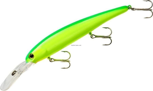 Bandit BDTWBD219 Walleye Deep Trolling Plug, 4.75", 5/8oz Chartreuse Green Back