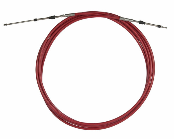 SeaStar CC33213 13 Feet Red, 33C Control Cable with Stainless Steel 10-32 Thr...