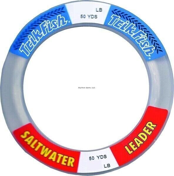 Trik Fish SWL0006001 Mono SW Leader Wrist Spool 60lb 50yd Clear