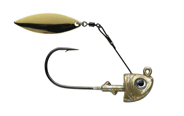 1st Gen Fishing TS386/0-02 Top Spin 3/8Oz 6/0 Gold Splatter