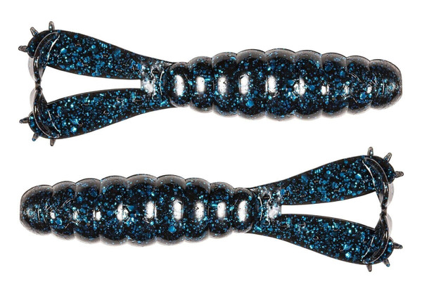 Z-MAN GT425-02PK3 Billy Goat 4.25" Black/Blue 3 Pack, Multi, one Size