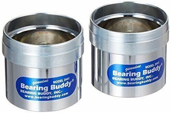 Bearing Buddy 42440 Chrome Bearing Protector - 2.441" Diameter, Pair