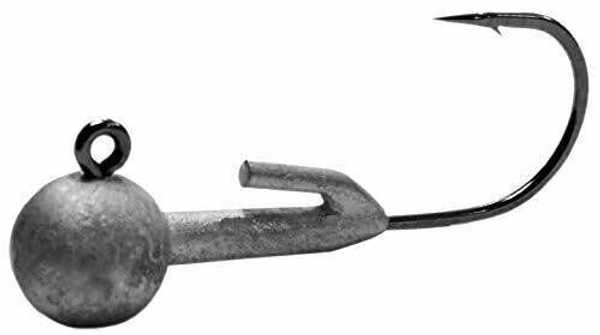 Owner American 4145-083 Round Head with Lockdown Jighead, 1/2oz, 3/0 Hook