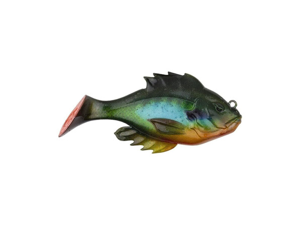 Catch Co 10,000 Fish Head Hunter 3.25" Soft Swimbait (Sweet and Sour Sunfish)