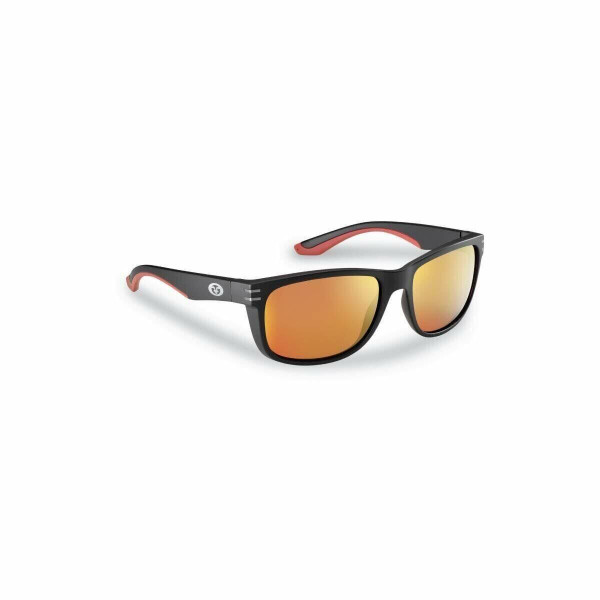 Flying Fisherman 7873BAR Double Header Polarized Sunglasses, Black Frame, Amb...