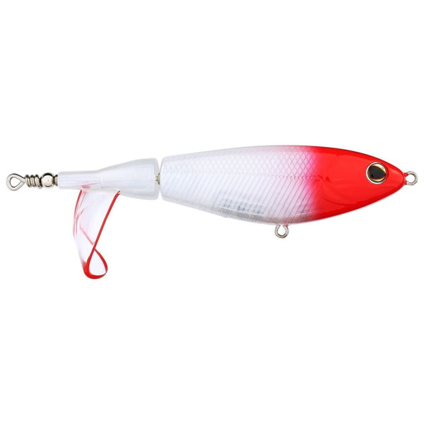 Berkley Choppo Topwater Fishing Lure, Red Head, 1 oz, 120mm Topwater, Enhanced