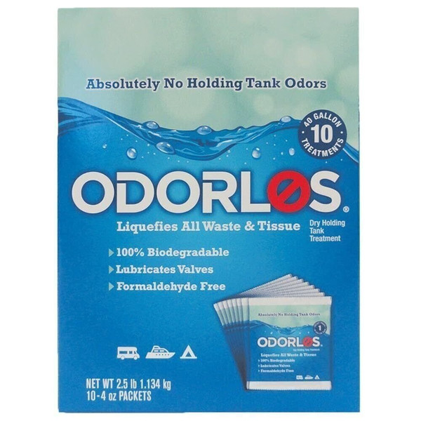 Valterra Odorlos Dissolving Packets 10 - Odorlos Holding Tank Treatment