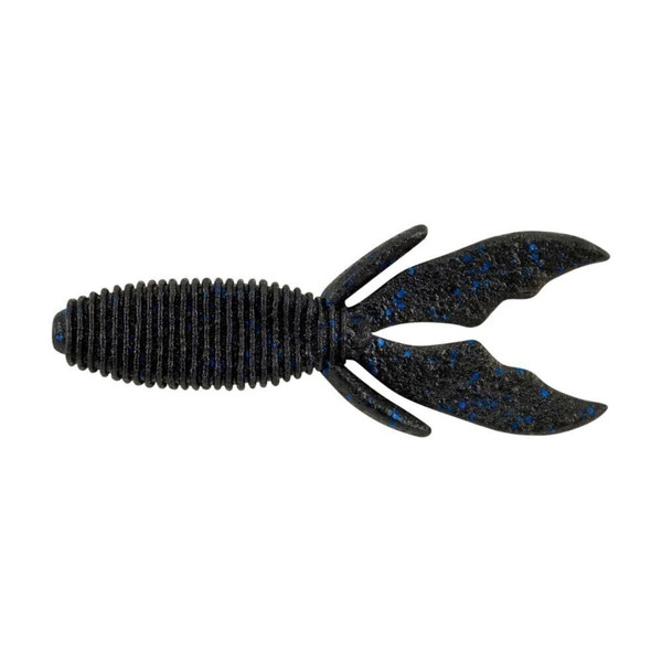 Berkley Power bait Maxscent Creature Hawg Rubber Swimbait (8 Count), Black Blue