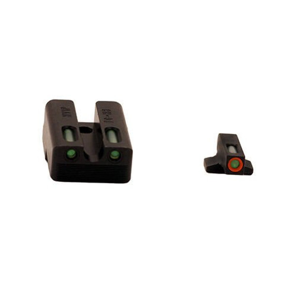TruGlo TFX Novak Handgun Sight w/Black Retention Rings .260/.4 Orange TG13NV1PC