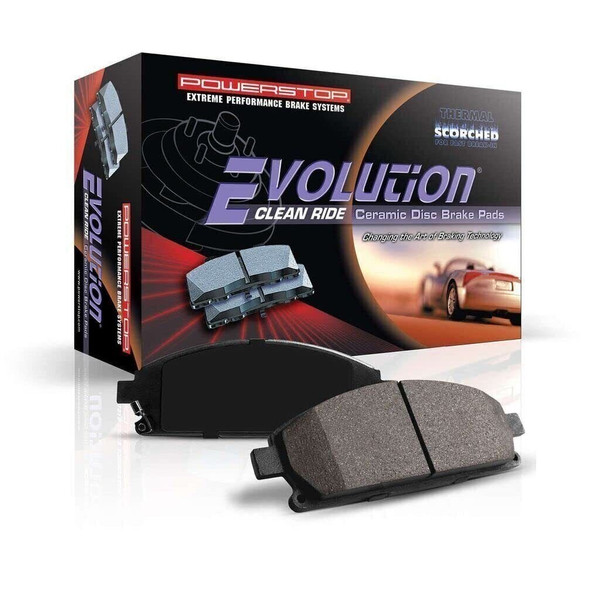 Power Stop 17-1833A Rear Z17 Evolution Ceramic Brake Pads with Hardware