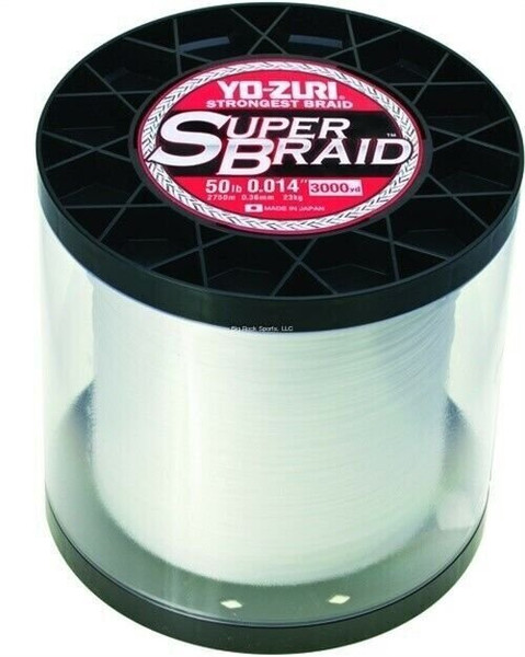 Yo-Zuri Super Braid Fishing Line Box 50lb 3000yd White YZ SB 50LB WH 3000YD Yo-Zuri Super Braid Fishing Line Box 50lb 3000yd White YZ SB 50LB WH 3000YD
