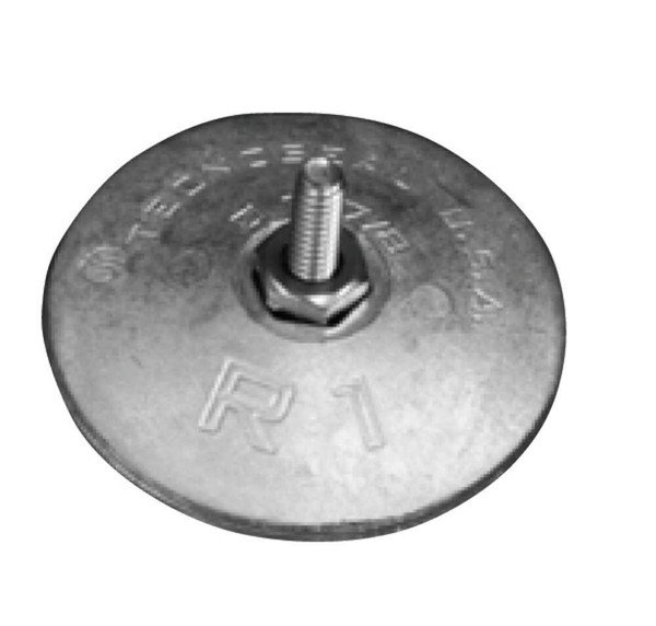 Tecnoseal R1 Rudder Anode - Zinc - 1-7/8 Diameter