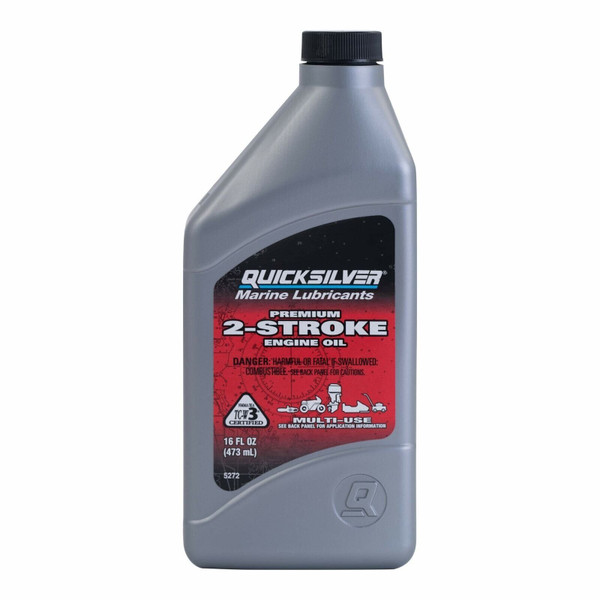 Quicksilver 858020Q01 Premium Two-Cycle TC-W3 Oil - Outboards, Personal Water...