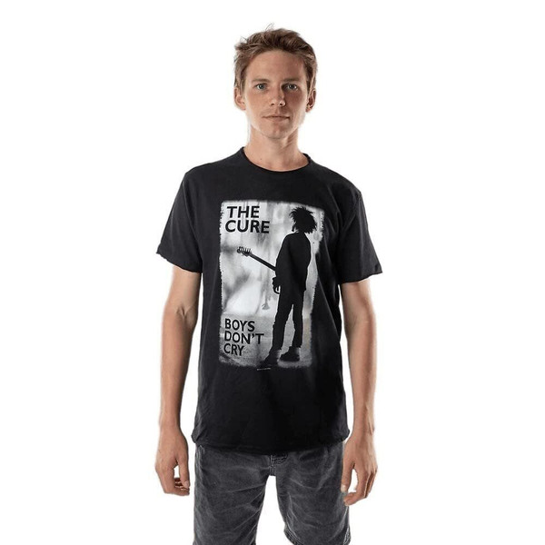Men's The Cure Boys Don't Cry Black T-shirt
