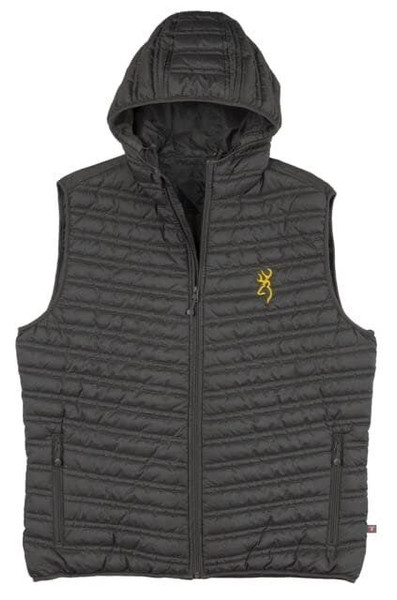 Browning 3053087902: Vest, Packable Puffer, Carbon