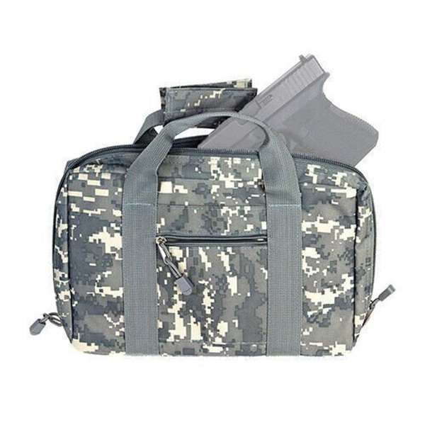 Ncstar Vism Discreet Soft Padded Pistol Double Zipper Case Digital Camo CPD2903