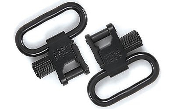 NEW! Uncle Mike's Tri-Lock Quick Detach Sling Swivel Set (Blued, 1-Inch) 14032