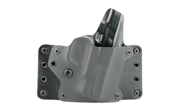 Black Point Tactical Leather Wing OWB Holster Fits S&W M&P Shield, Right Hand, B
