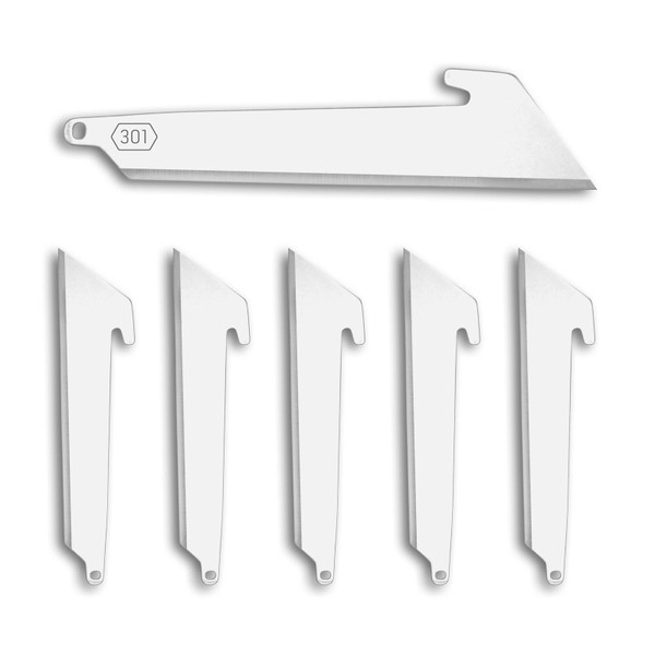 OUTDOOR EDGE 3.0" RazorSafe Utility Blade Replacement 6-Piece Pack, 3X...