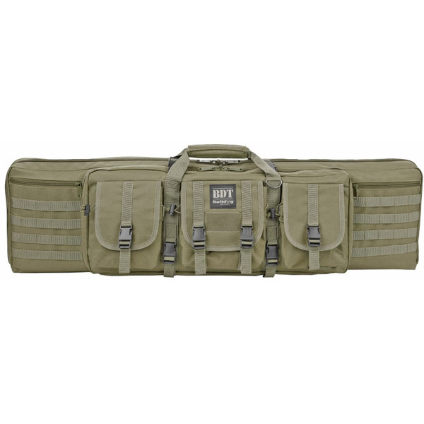 Bulldog Cases BDT35-36G: Deluxe 36" Single Tactical Rifle Case- Green